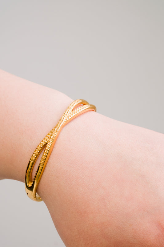 Crystal Cross Bracelet