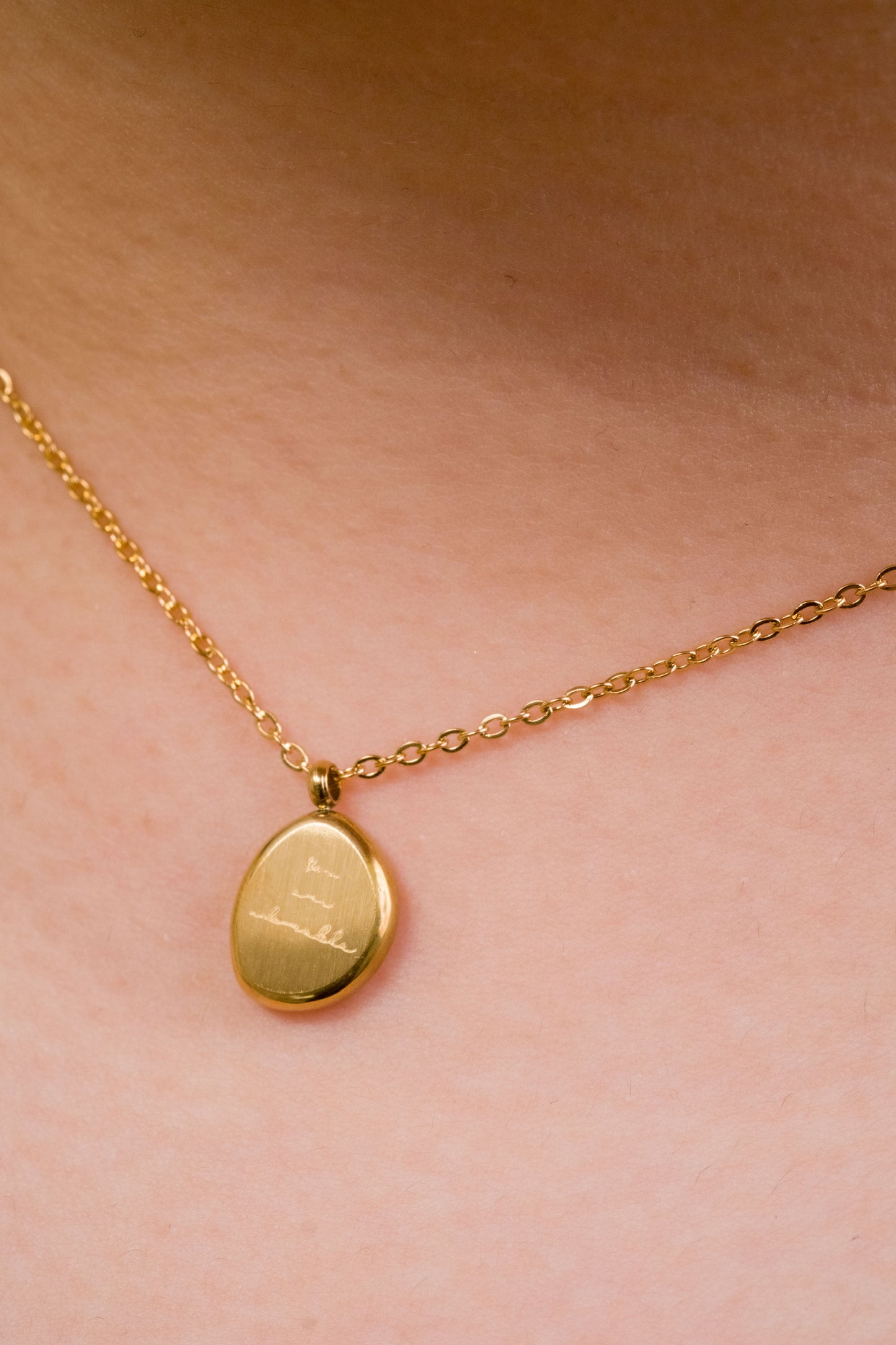 Engraved Muse Pendant