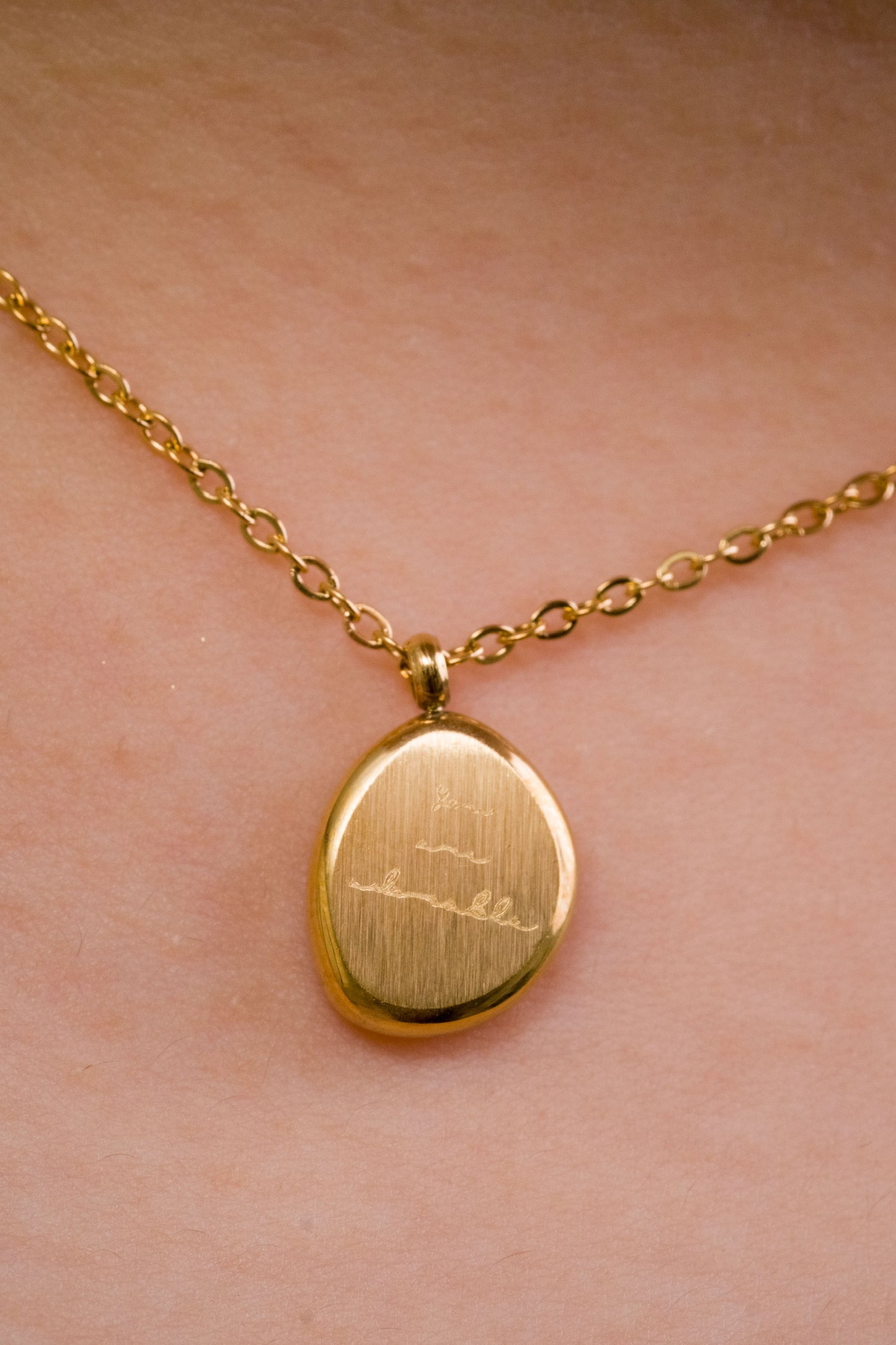 Engraved Muse Pendant