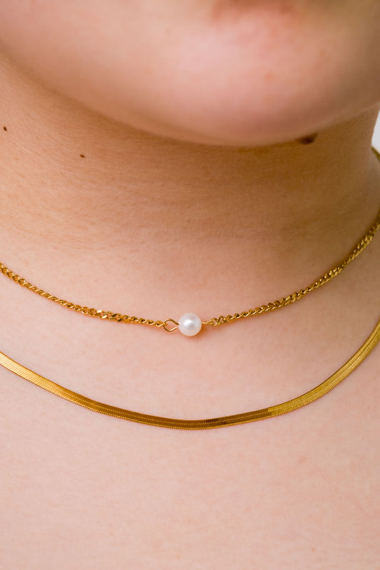 Belle Duo layered Necklace