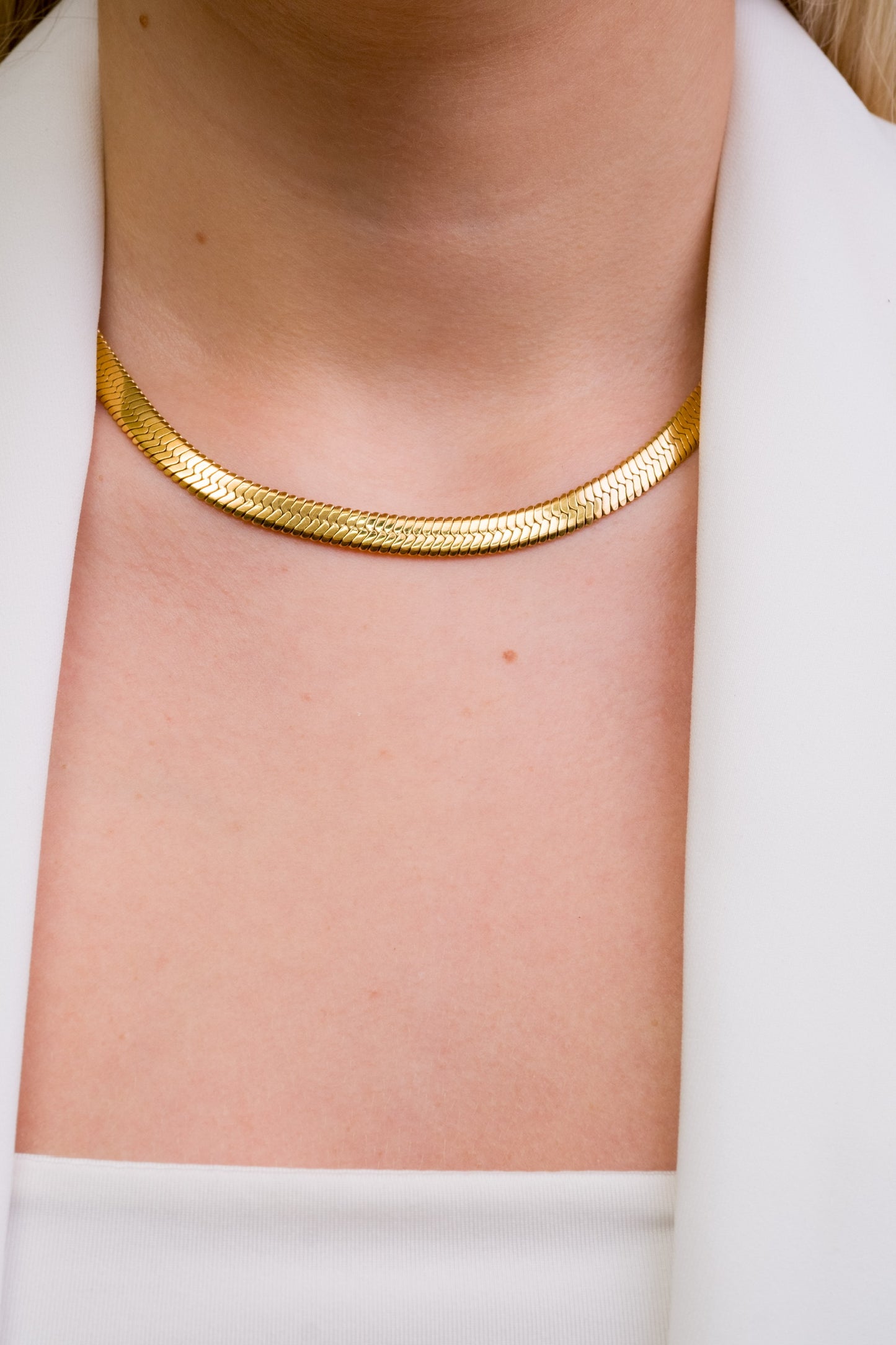 Herringbone necklace